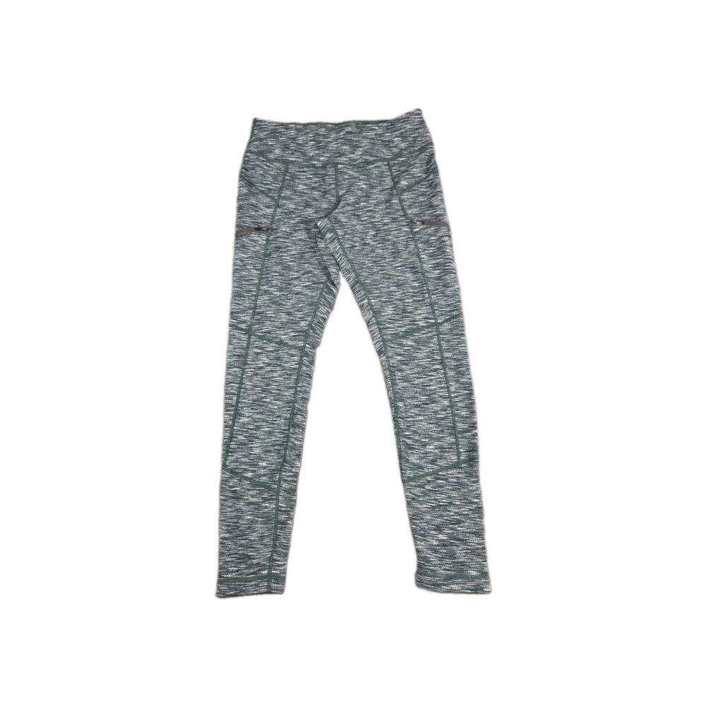 Zella Leggings Womens Size M Green Pocket Compression Pants Activewear Gym C13